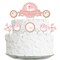 Big Dot of Happiness Swan Soiree - White Swan Birthday Party Cake Decorating Kit - Happy Birthday Cake Topper Set - 11 Pieces